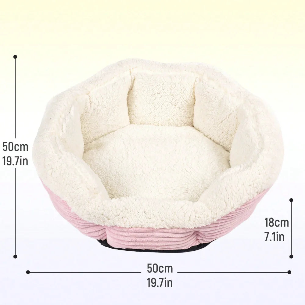 XMSJ Thickened Plush Pet Bed For Cats And Dogs Washable