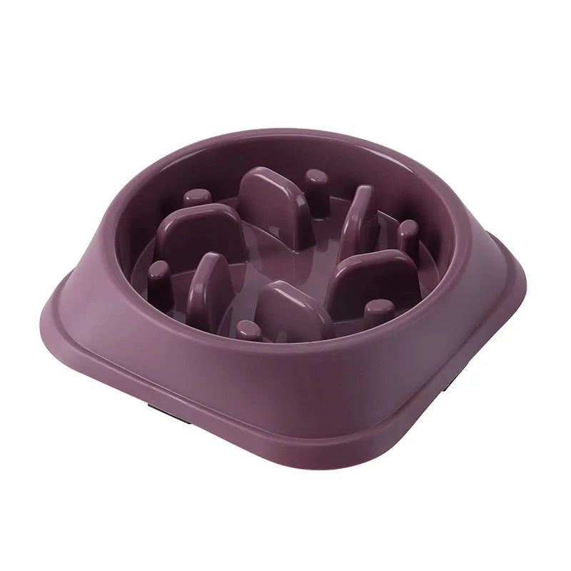 Slow Feeder Dog Bowl With Non Slip Base Maze Design