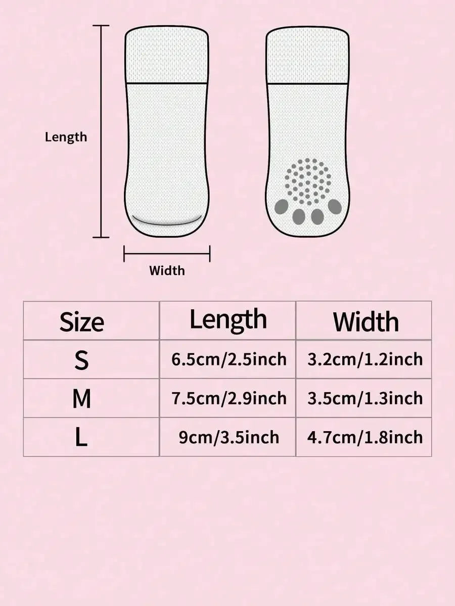 Pet Dog Socks Anti Slip Paw Protector Shoes For Small Dogs