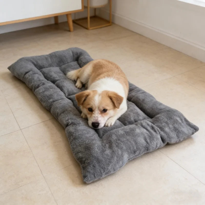Premium Plush Pet Bed Mat For Dogs Crates And Couches