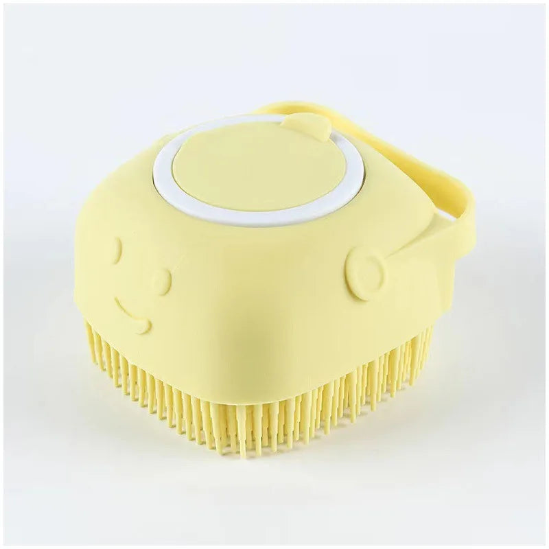Strongwolf Silicone Pet Bath Massage Gloves Dog Cat Brush Accessory