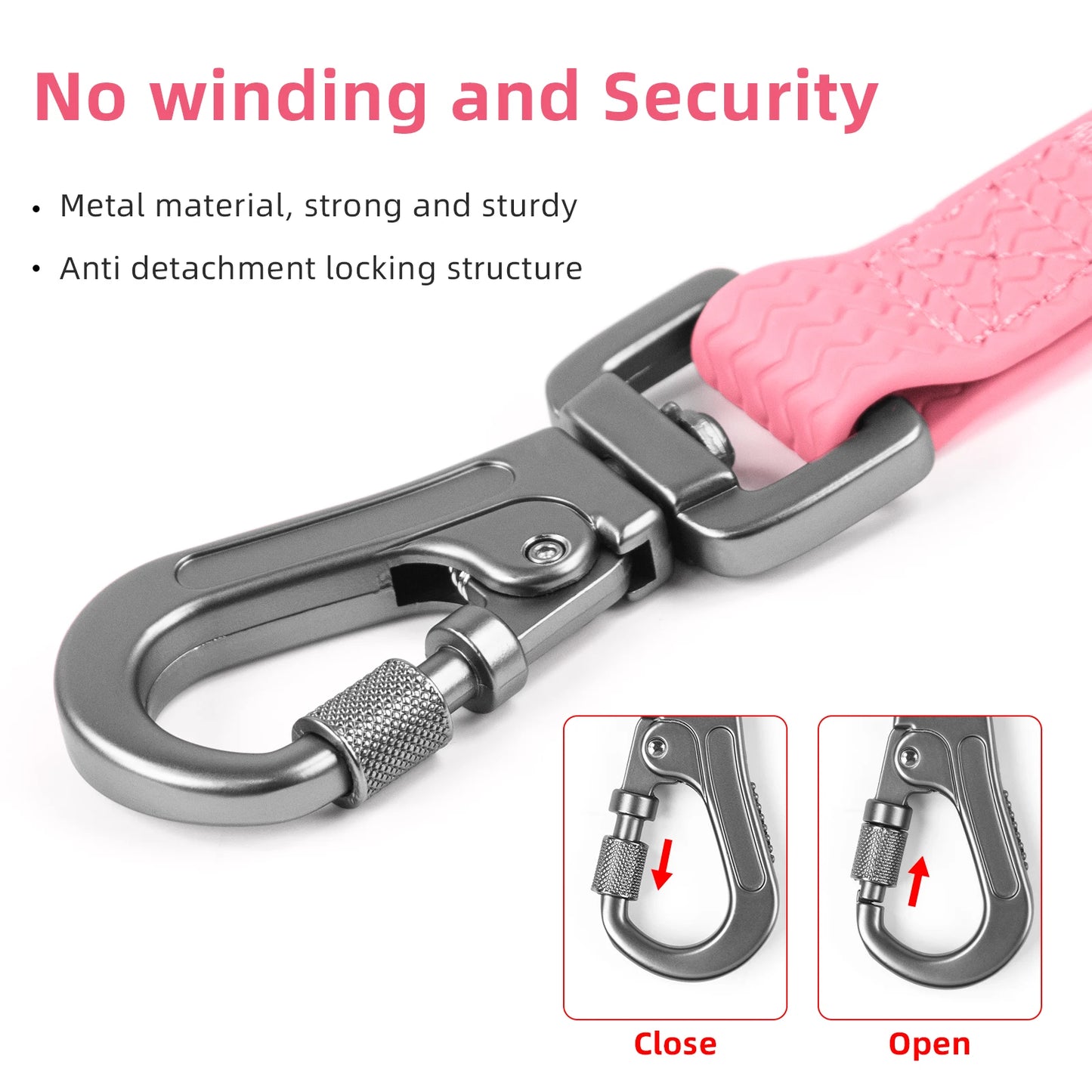 Henshine Dog Gear PVC Non Slip Waterproof Dog Leash