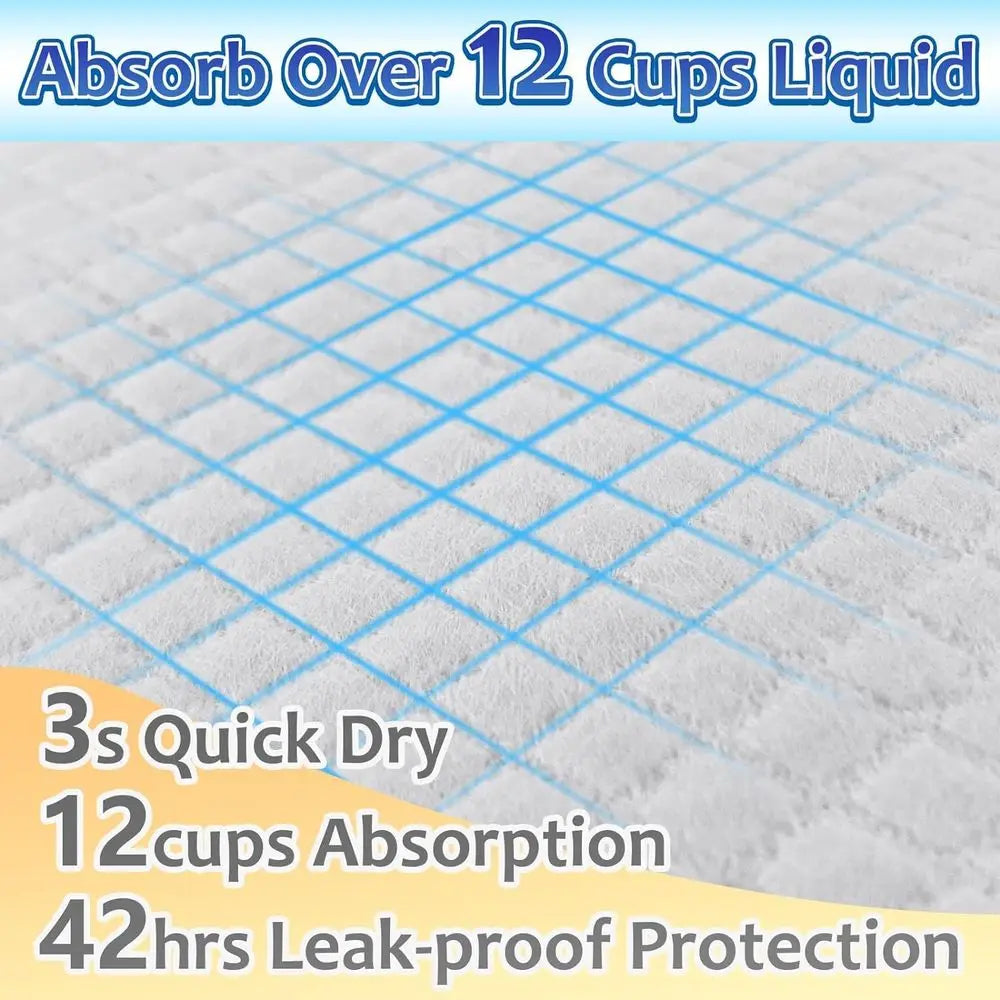 Thick Absorbent Dog Pee Pads Disposable Bed Pads 30 Count