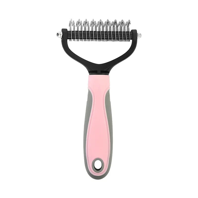 Double Sided Pet Grooming Brush For Cat And Dog Hair