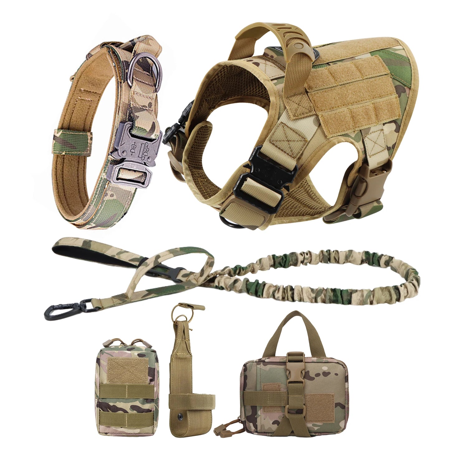 Padded Dog Harness And Leash Set For Training And Walking