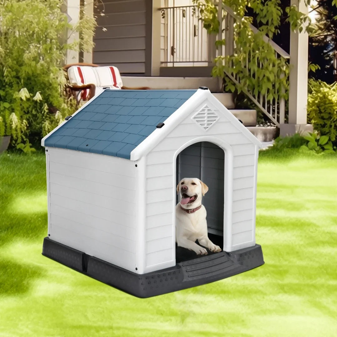 Durable Plastic Indoor Outdoor Dog House With Ventilation