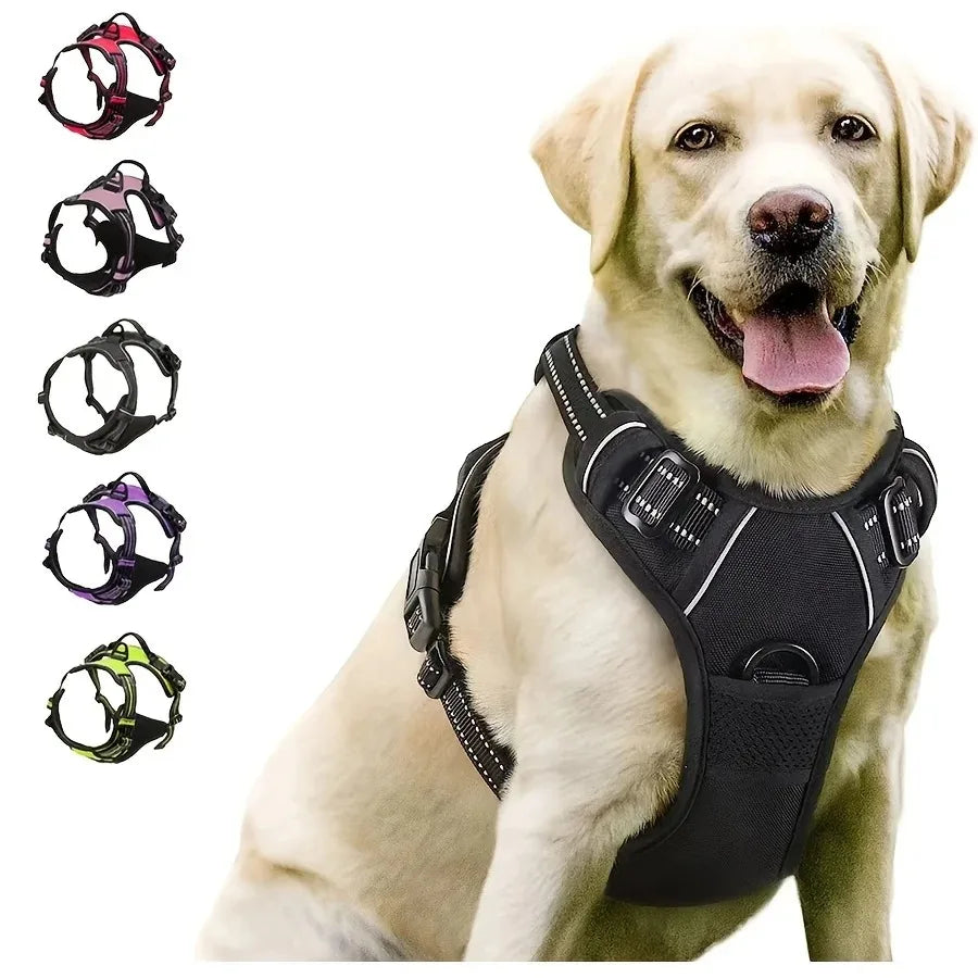 BeiYu Pet Durable Dog Vest Harness With Adjustable Straps
