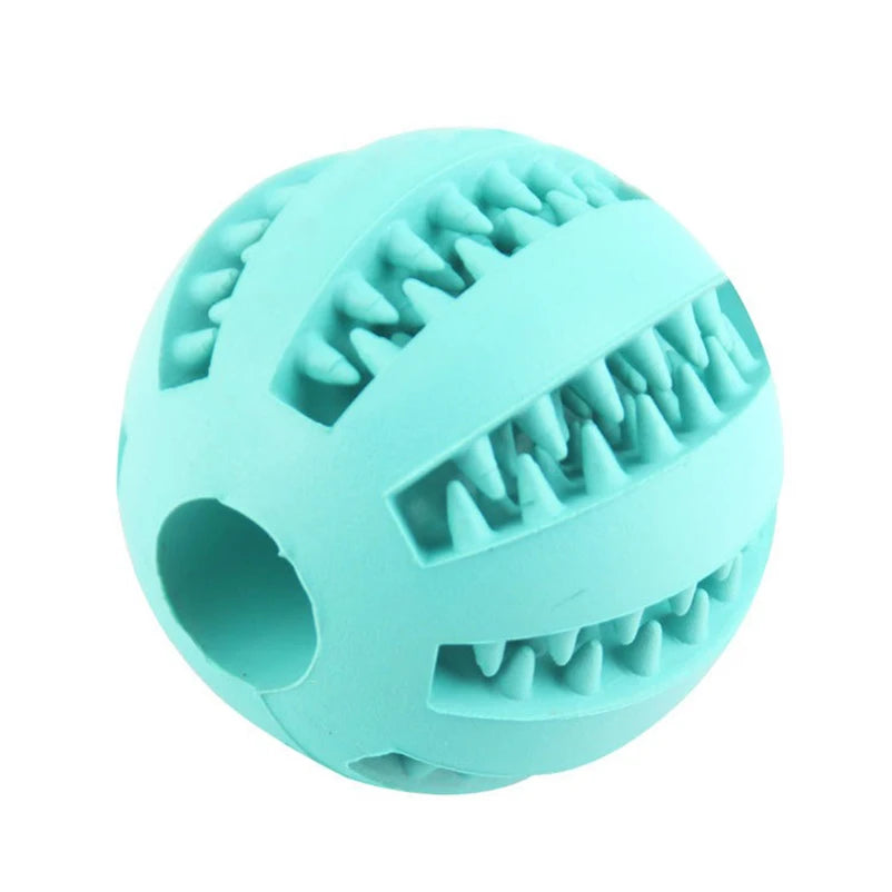 Watermelon Natural Rubber Leaky Food Ball Dog Toy Teeth Cleaning