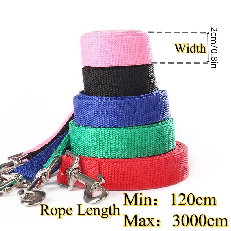 Nylon Dog Leash Durable For Training And Extended Control