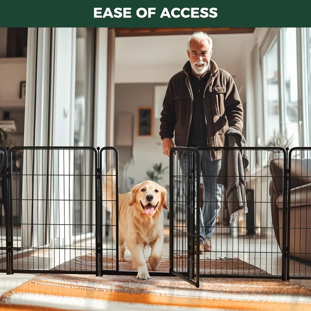 Sturdy Expandable Indoor Dog Playpen For Secure Pet Exercise
