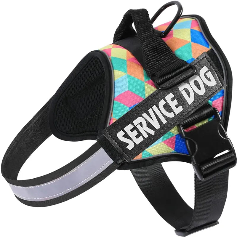 Chest Strap Dog Vest Harness With Quick Release For Border Collie