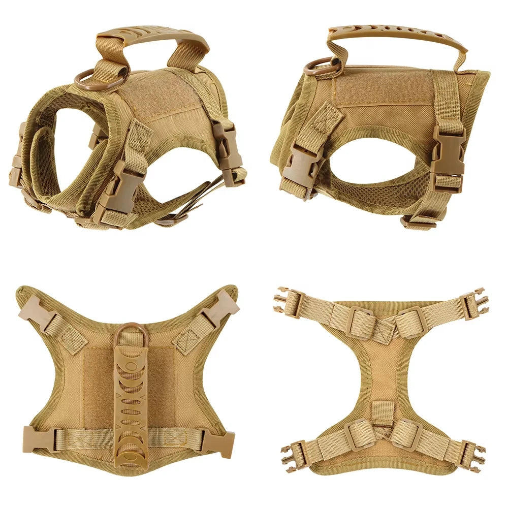Cat Harness And Leash Set With Adjustable Straps And Handle