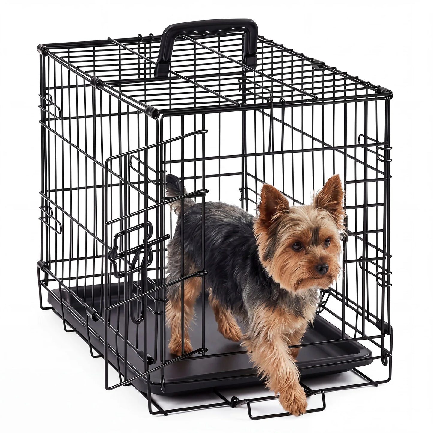Jhk 18 Inch Single Door Dog Crate Metal Kennel