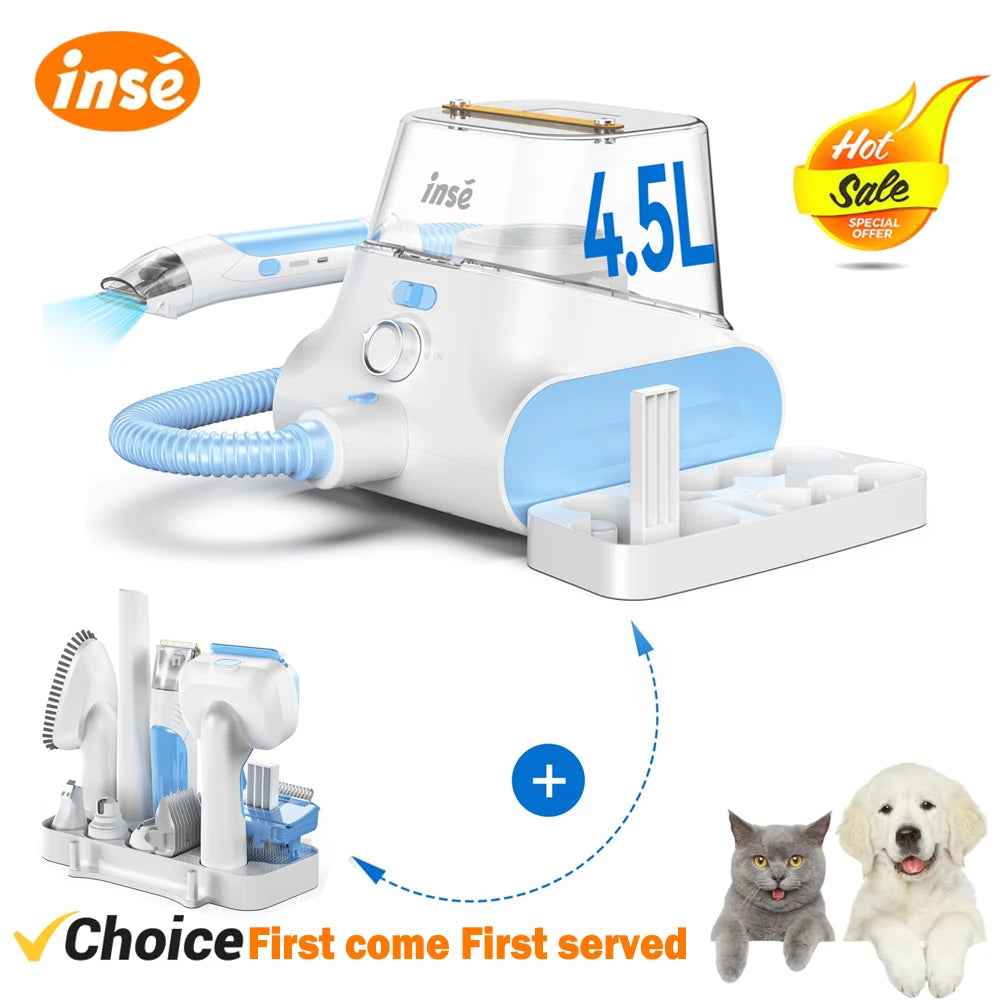 INSE P30 Bagless Ultra-Low Noise Vacuum With 4.5L Dust Box