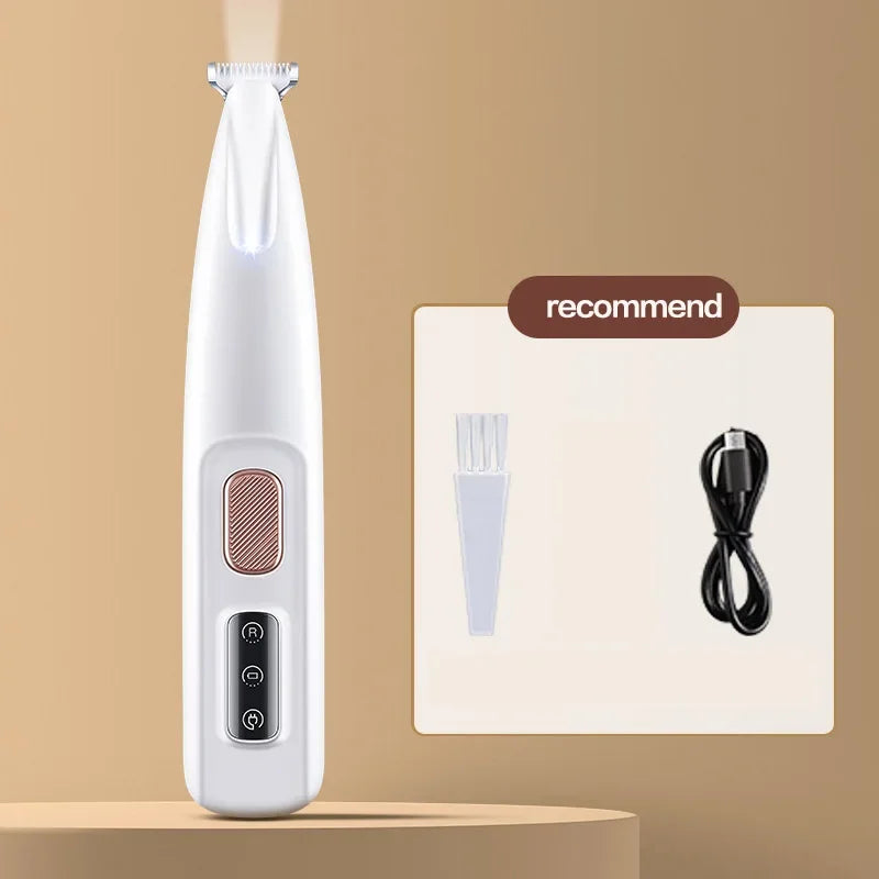 Waterproof Led Dog Paw Trimmer With Display For Pet Grooming