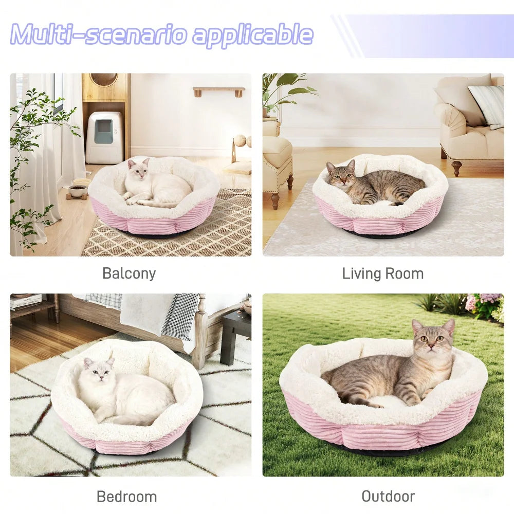 XMSJ Thickened Plush Pet Bed For Cats And Dogs Washable