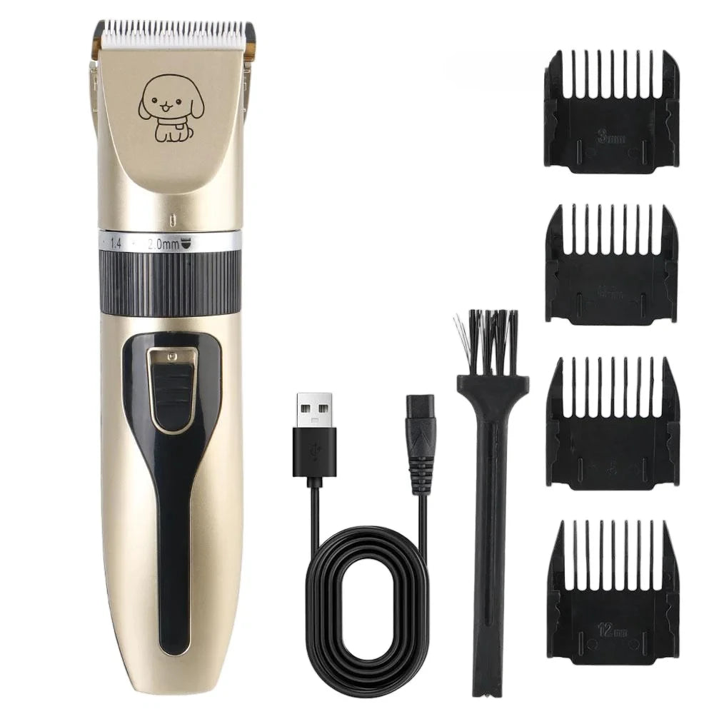 Rechargeable Pet Grooming Trimmer With Ceramic Blades For Pets