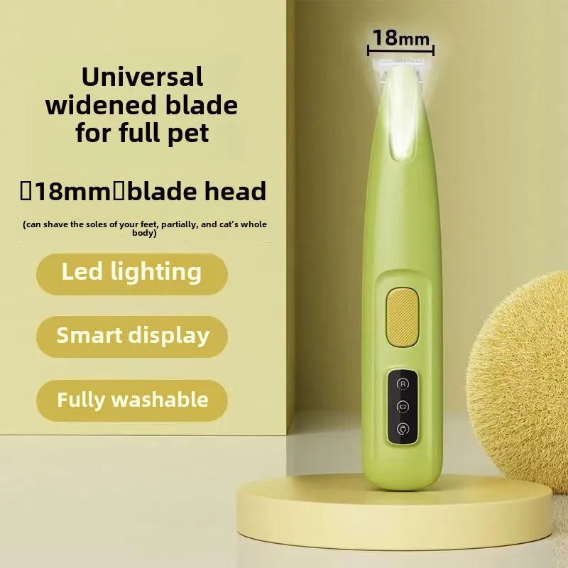 Waterproof Led Dog Paw Trimmer With Display For Pet Grooming