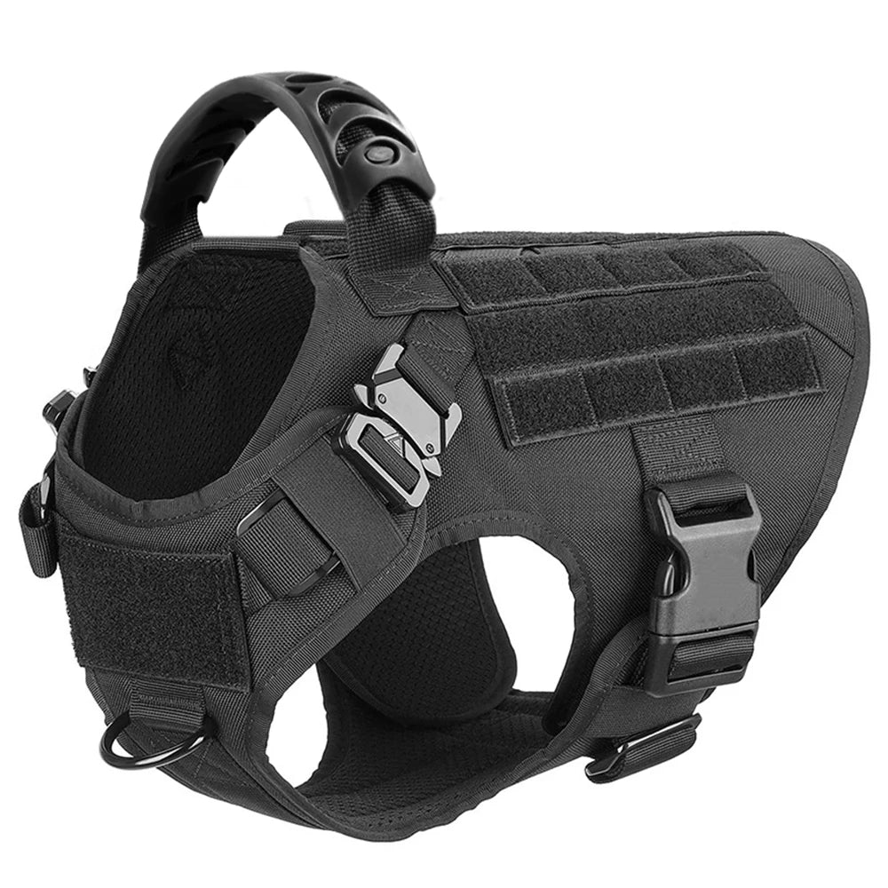 Dog Harness And Leash Set With Training Vest For Walks