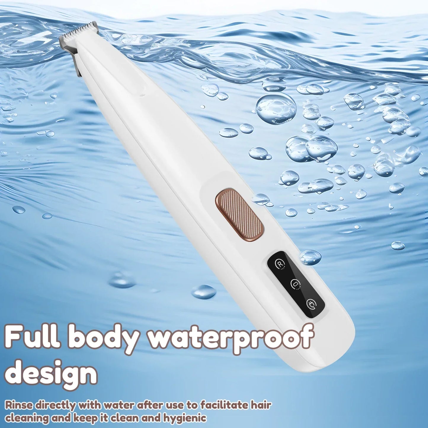 Waterproof Led Dog Paw Trimmer With Display For Pet Grooming