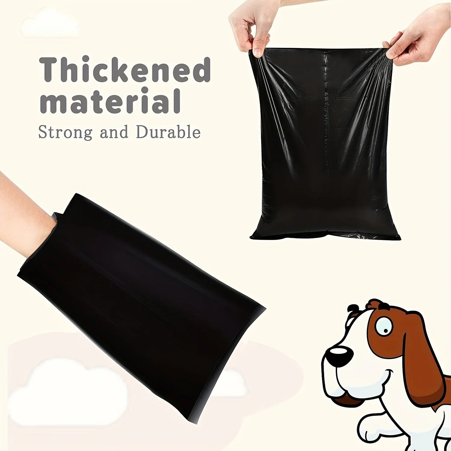 Dog Poop Bags 300 1500 Count Portable Leakproof Waste Bags