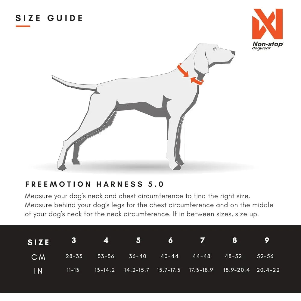 Freemotion Harn5.0 Dog Pulling Harnfor Sports Like Running, Biking and Skiing with Dogs, Professional