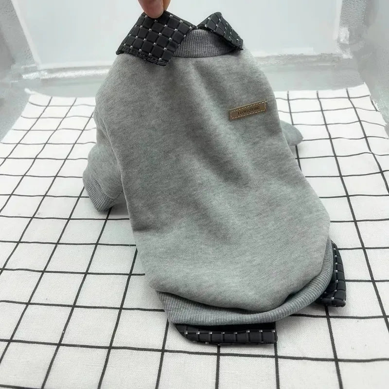 Petfrd Global Warm Winter Patchwork Hoodie Jacket For Dogs