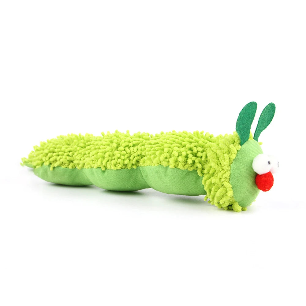 Cat Chew Toy Nylon Plush Teaser Catnip Molar Toy Kitten
