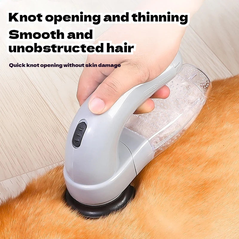 Portable Cat And Dog Hair Vacuum Massage Cleaner For Pets
