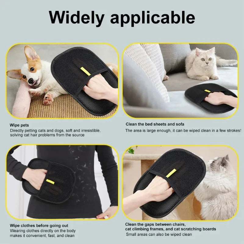 APWIKOGER Hair Remover Gloves For Dogs Cats Rabbits Pet Grooming