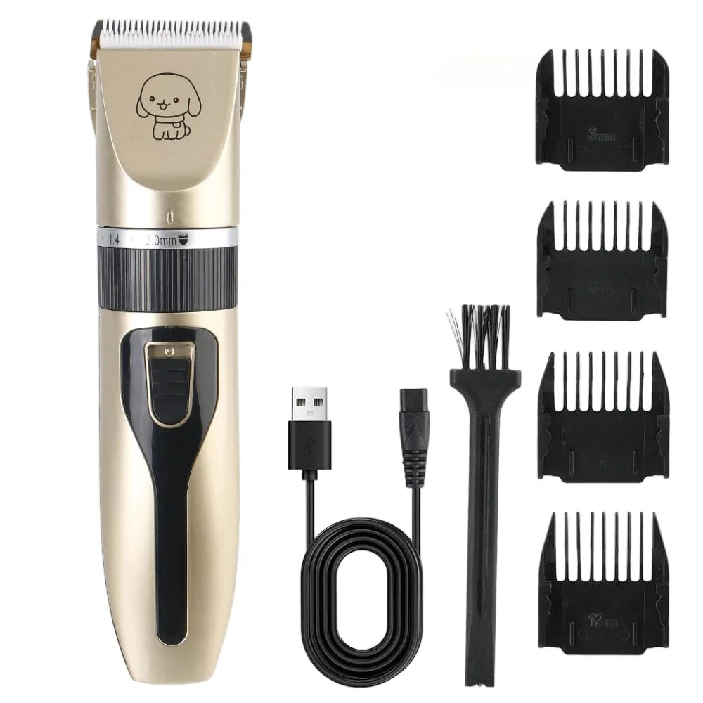 Rechargeable Pet Grooming Trimmer With Ceramic Blades For Pets