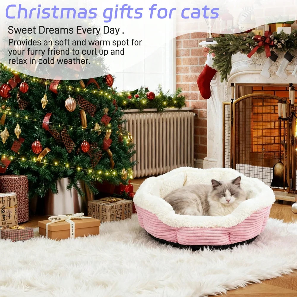 XMSJ Thickened Plush Pet Bed For Cats And Dogs Washable