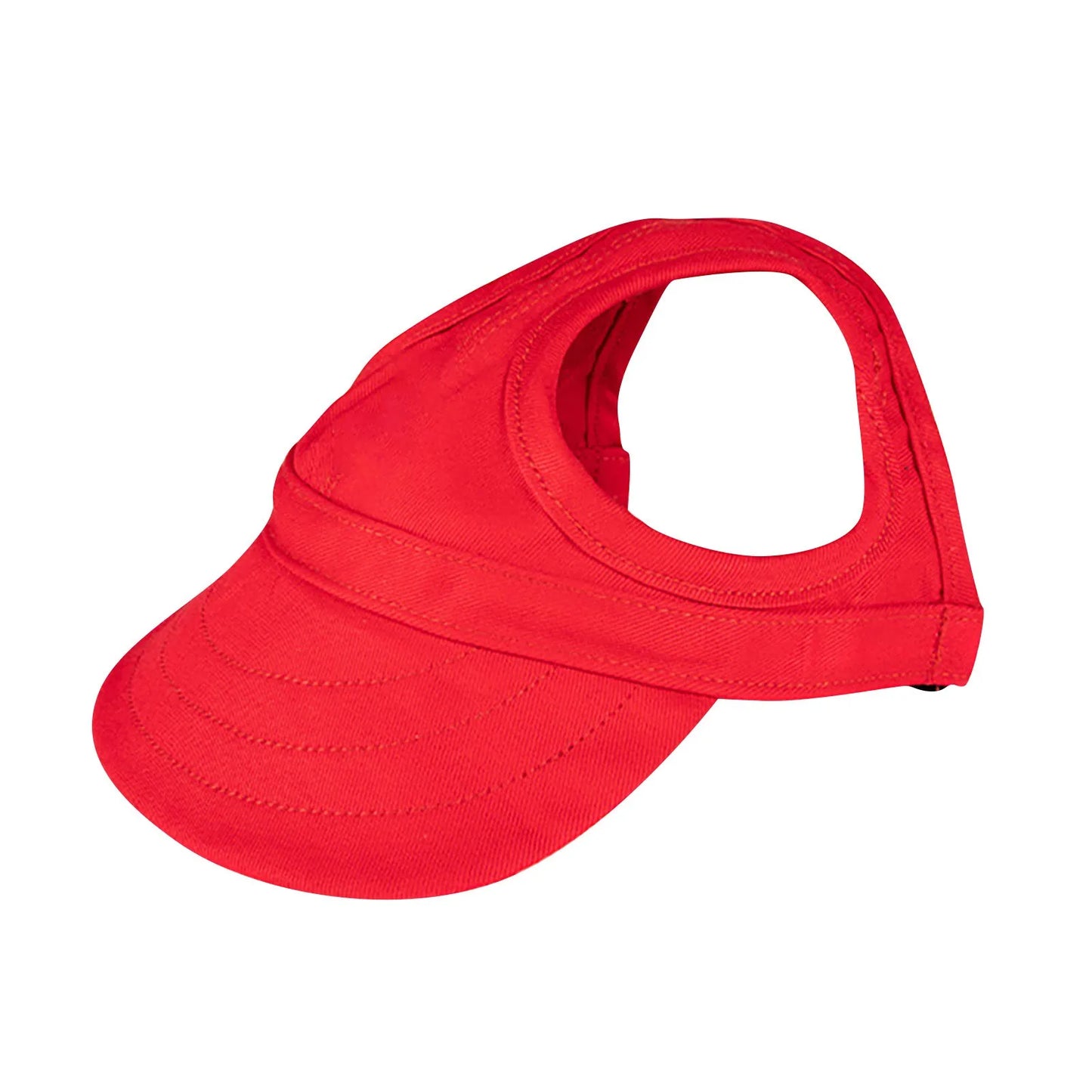 Dog Summer Oxford Visor Hat Leather Cap For Small Dogs
