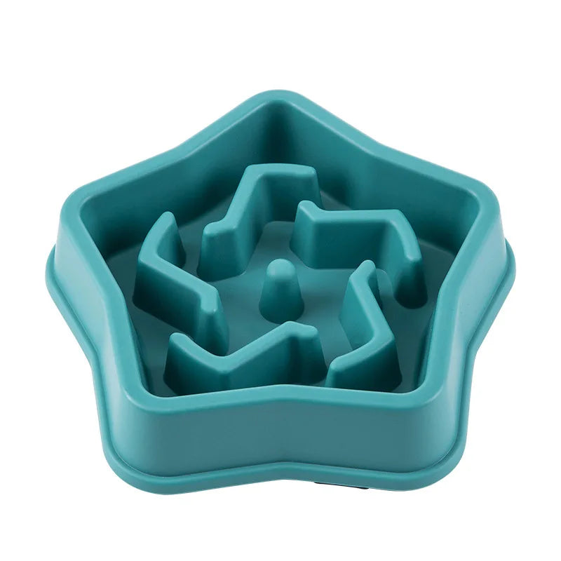 Slow Feeder Dog Bowl With Non Slip Base Maze Design