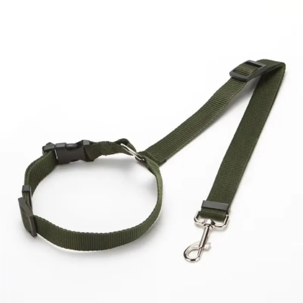 Nylon Pet Car Seat Belt Leash And Backseat Safety Harness