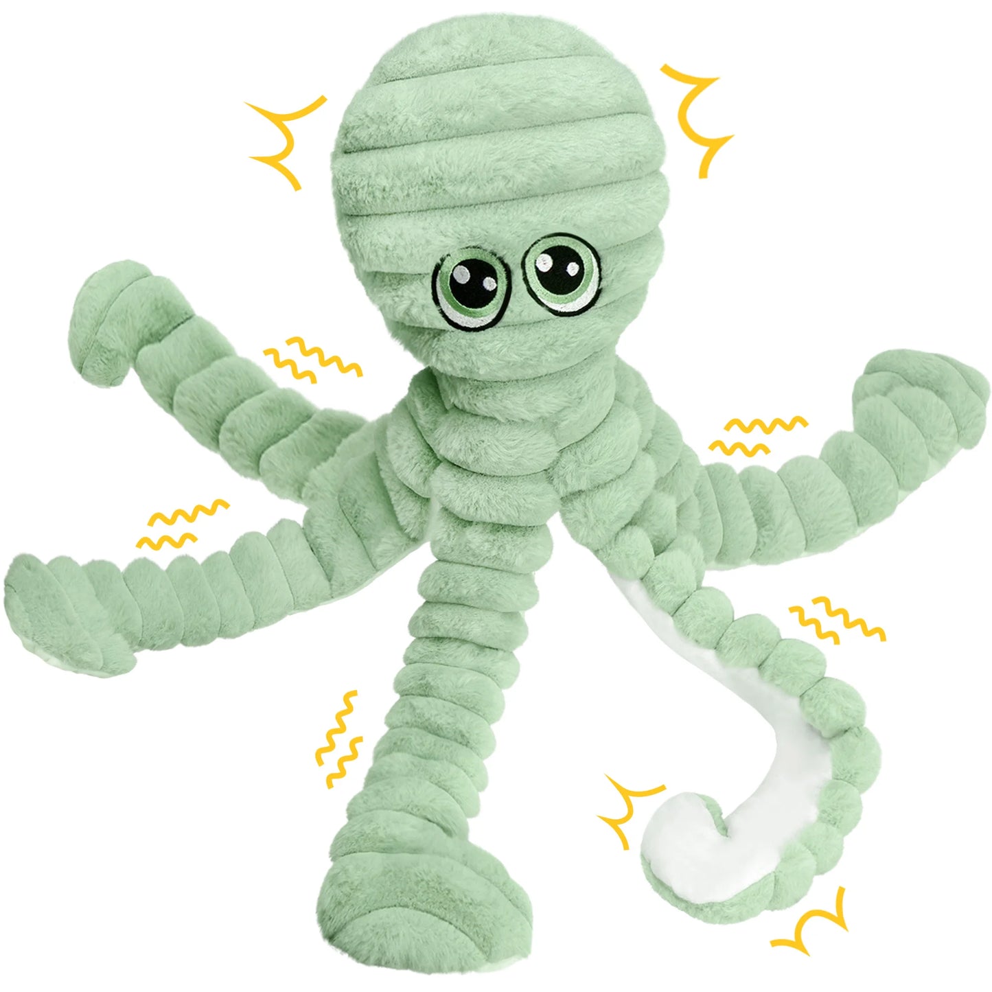 Squeaky Plush Dog Toy Grinding Teeth Chewing Toy Interactive