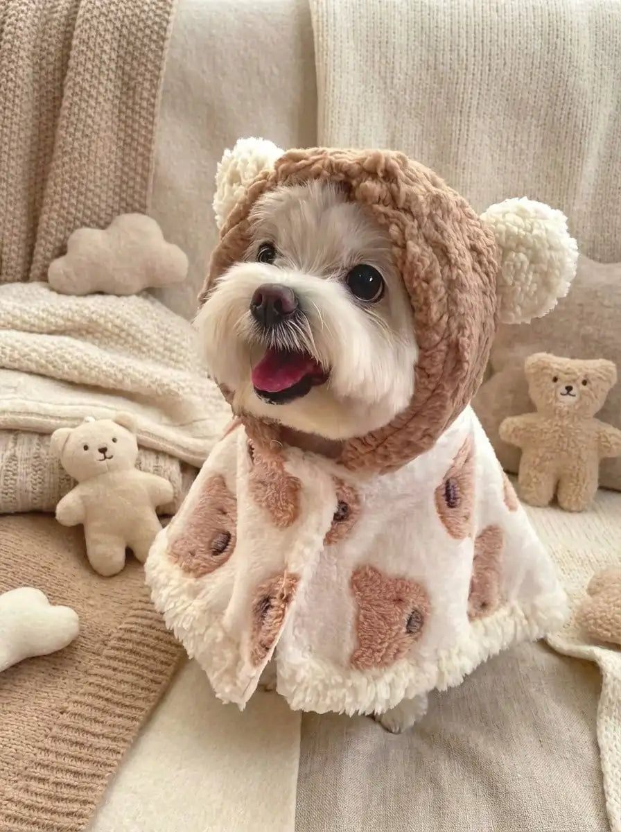 XMSJ Korean Style Pet Cloak Pajamas For Cats And Dogs
