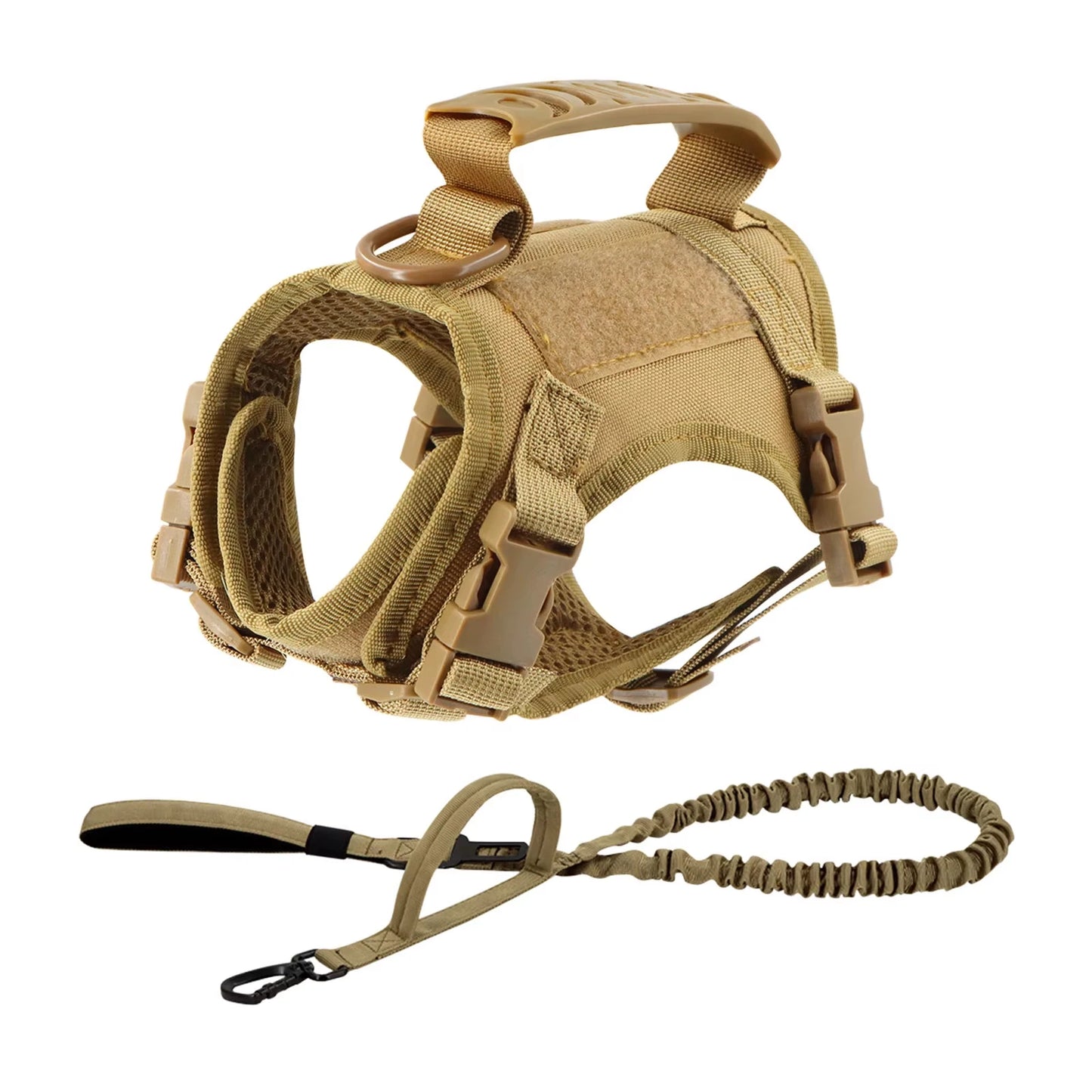 Tactical Puppy Harness And Leash Set For Small Dogs