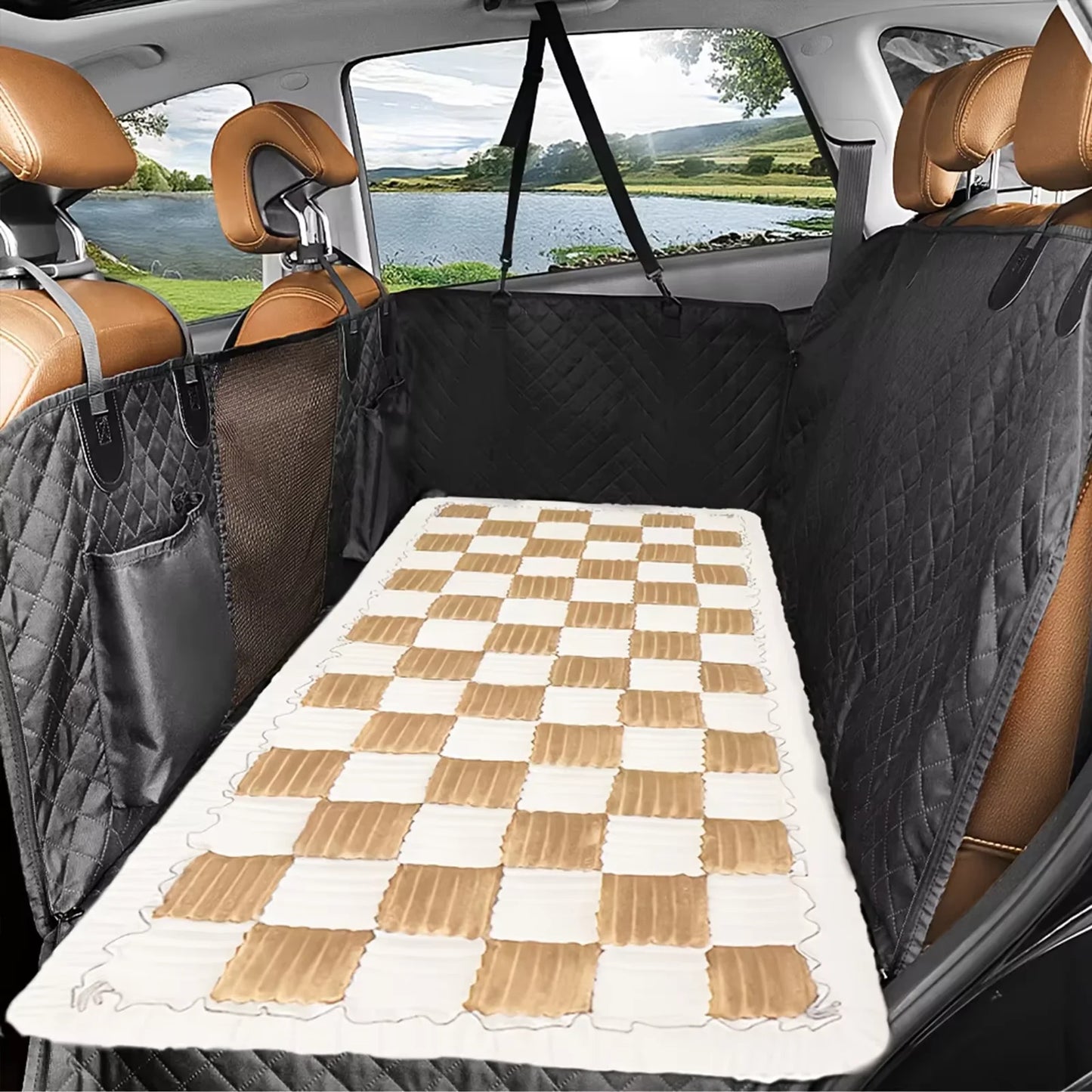 Waterproof Coral Fleece Dog Bed Mat Anti Slip Cushion Protector