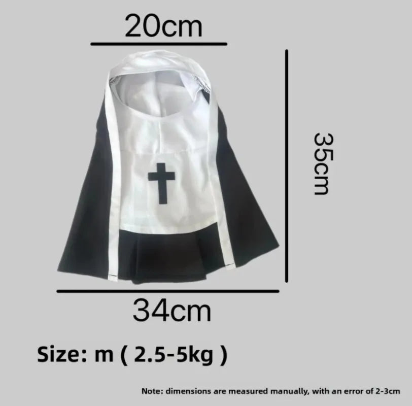 DKSTINYE Funny Kitten Jesus Costume For Dogs And Cats