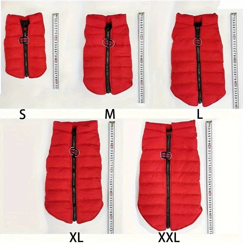 Winter Warm Dog Coat Windproof Padded Jacket For Small Dogs