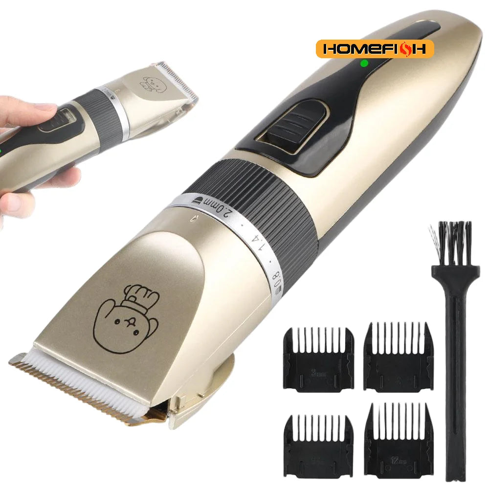 Rechargeable Pet Grooming Trimmer With Ceramic Blades For Pets