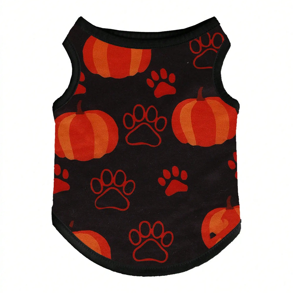 Dog Costume Funny Pumpkin Print Dog Shirt Holiday Apparel For Festival Party Events