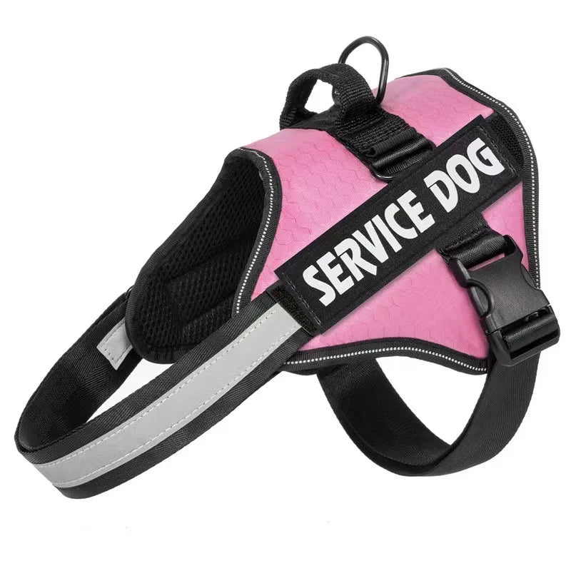 Chest Strap Dog Vest Harness With Quick Release For Border Collie