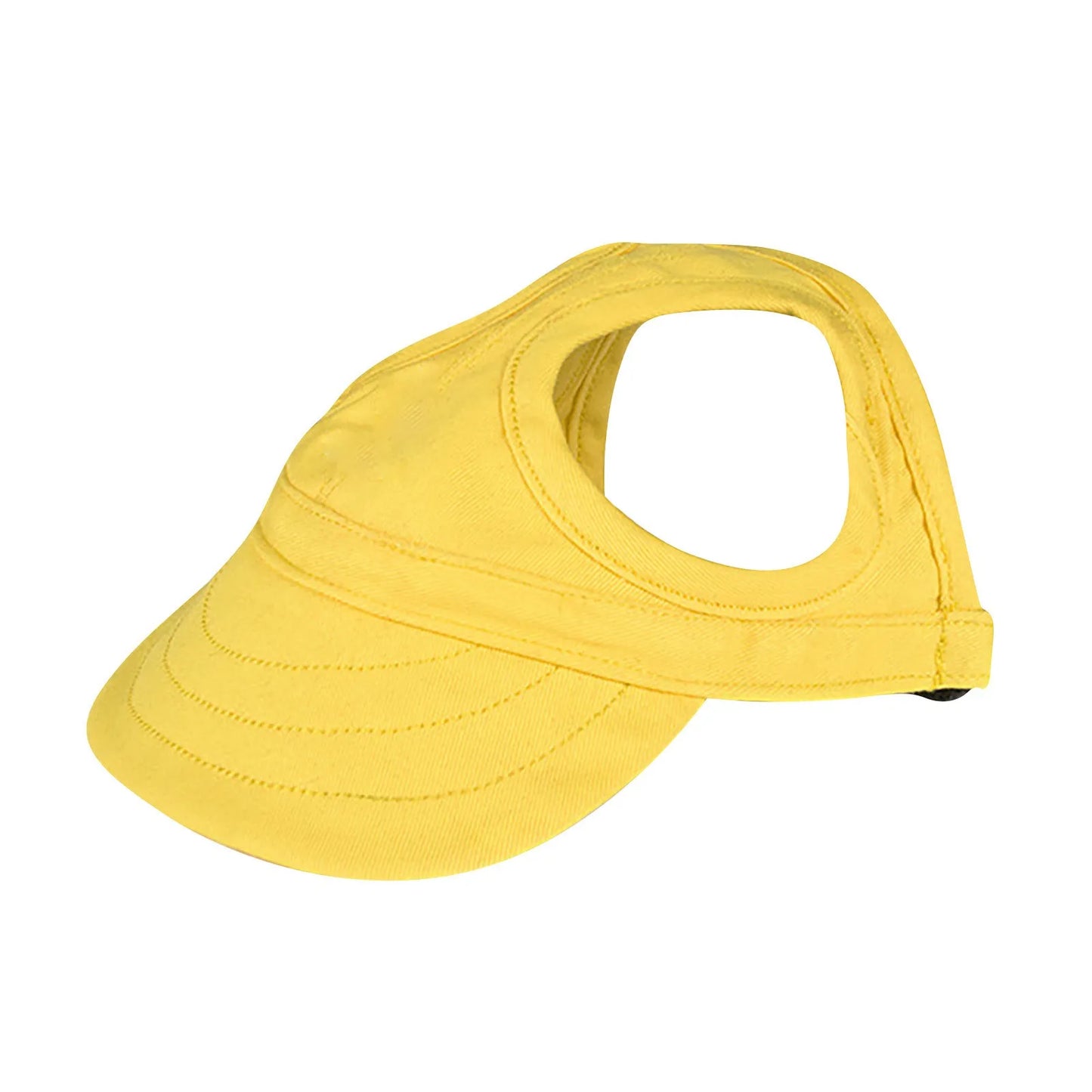 Dog Summer Oxford Visor Hat Leather Cap For Small Dogs