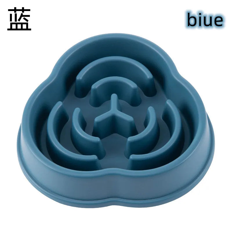 Slow Feeder Dog Bowl With Non Slip Base Maze Design