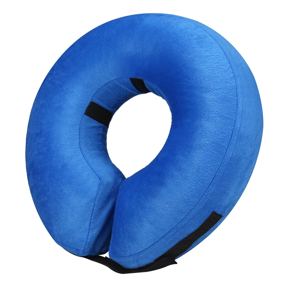 Inflatable Protective Post Surgical Pet Collar For Dogs And Cats