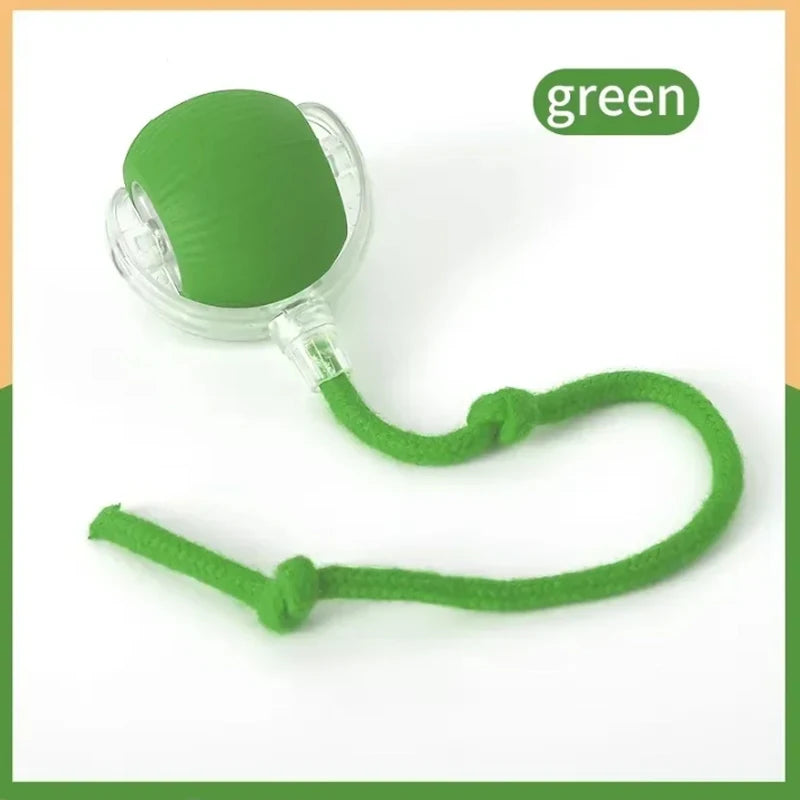 Silicone Smart Cat Ball Toy With Interactive Play Auto Avoidance