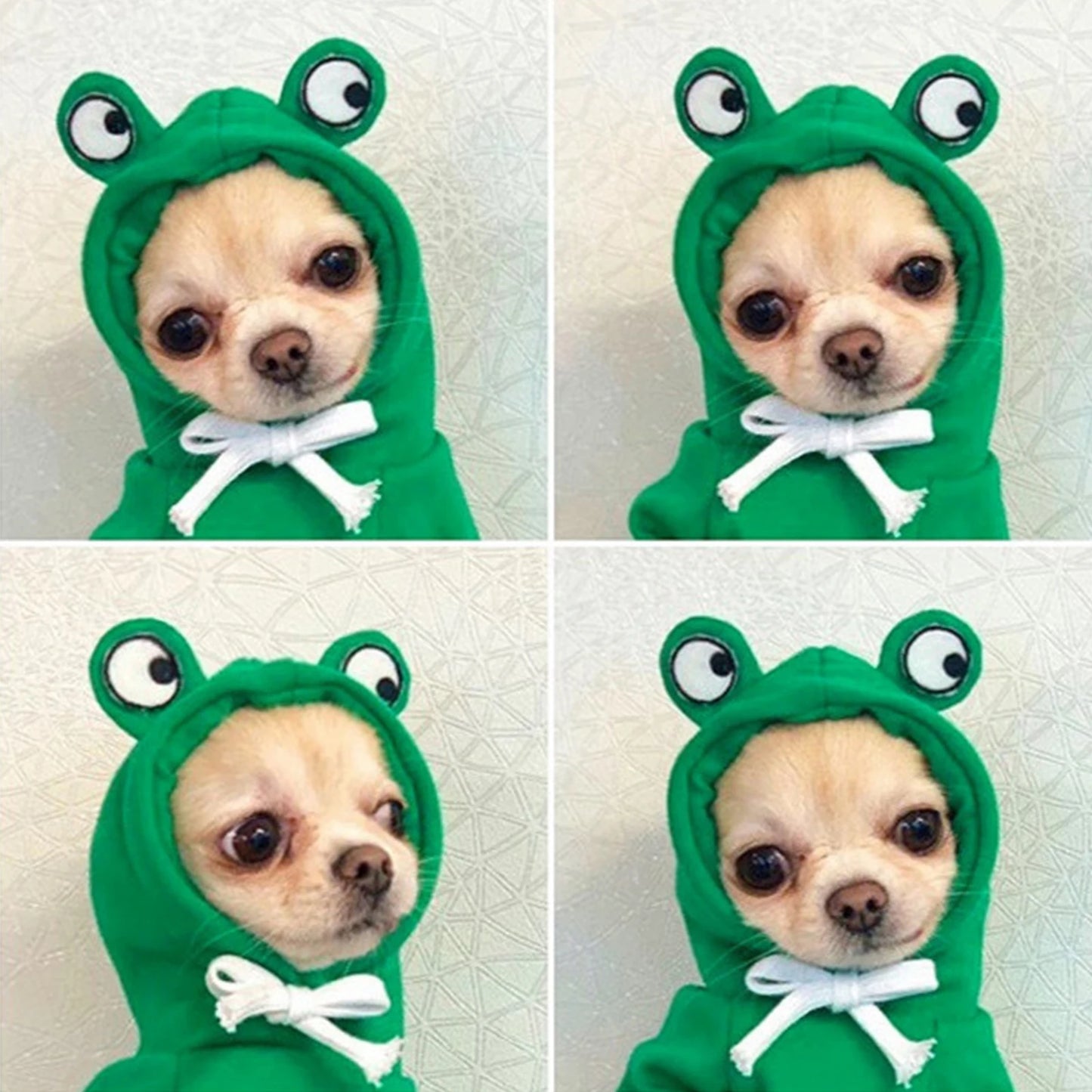 Dog Hoodie Coat Carrot Frog Shape Warm Fleece Outerwear