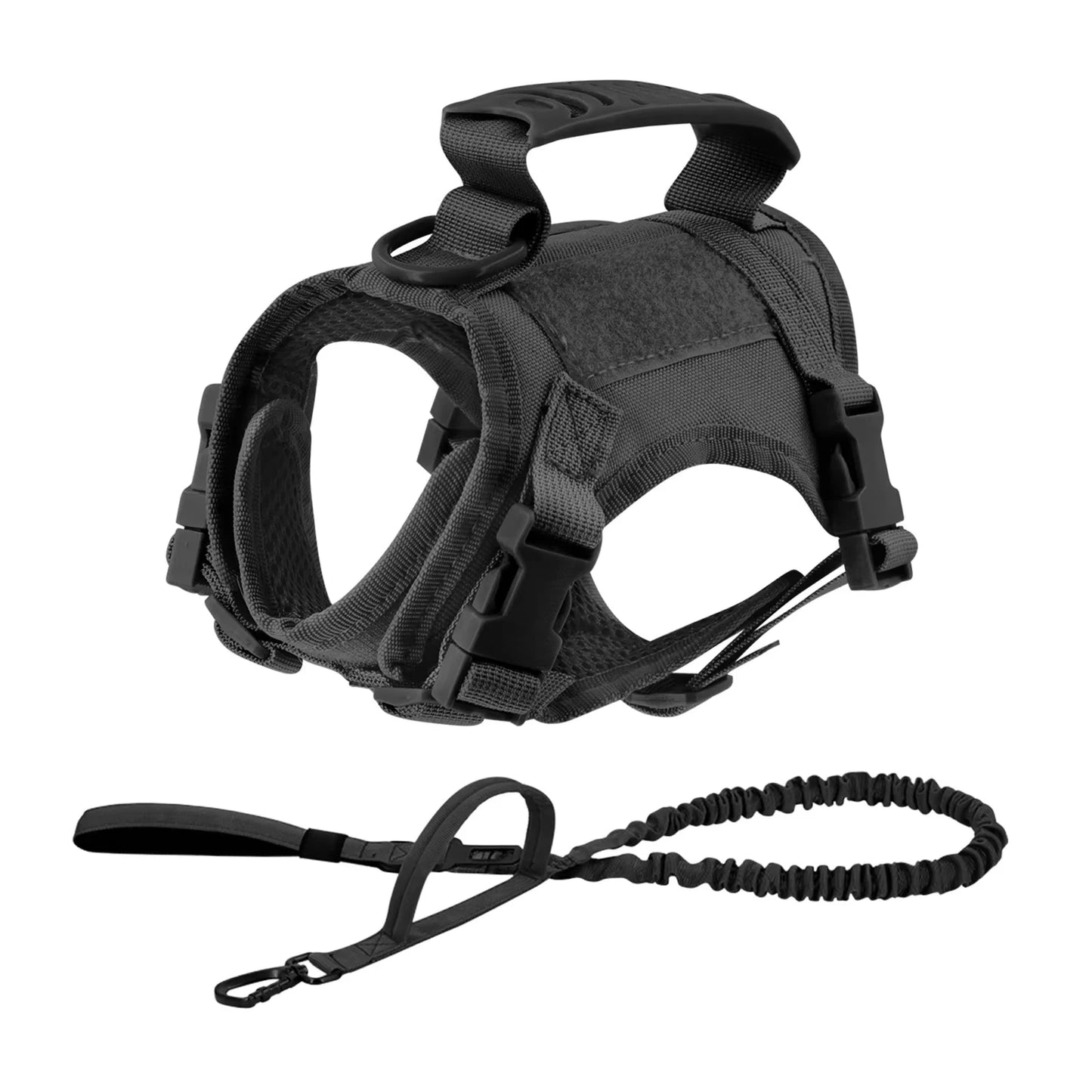 Tactical Puppy Harness And Leash Set For Small Dogs
